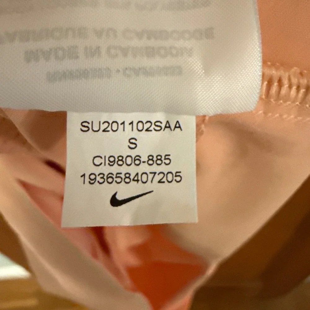Nike Dryfit dress tennis golf ace flex Peach Small Sunset Haze C19806-885 EUC‎